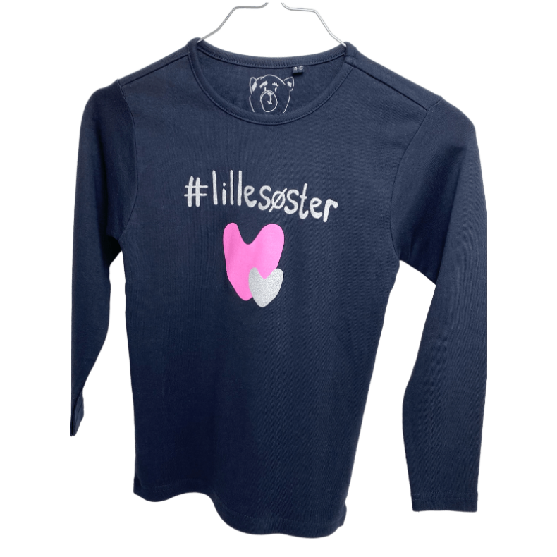 #Lillesster T-Shirt L/S, Dark Navy - Legekammeraten.dk