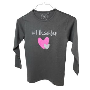 #Lillesster T-Shirt L/S, Steel Grey - Legekammeraten.dk