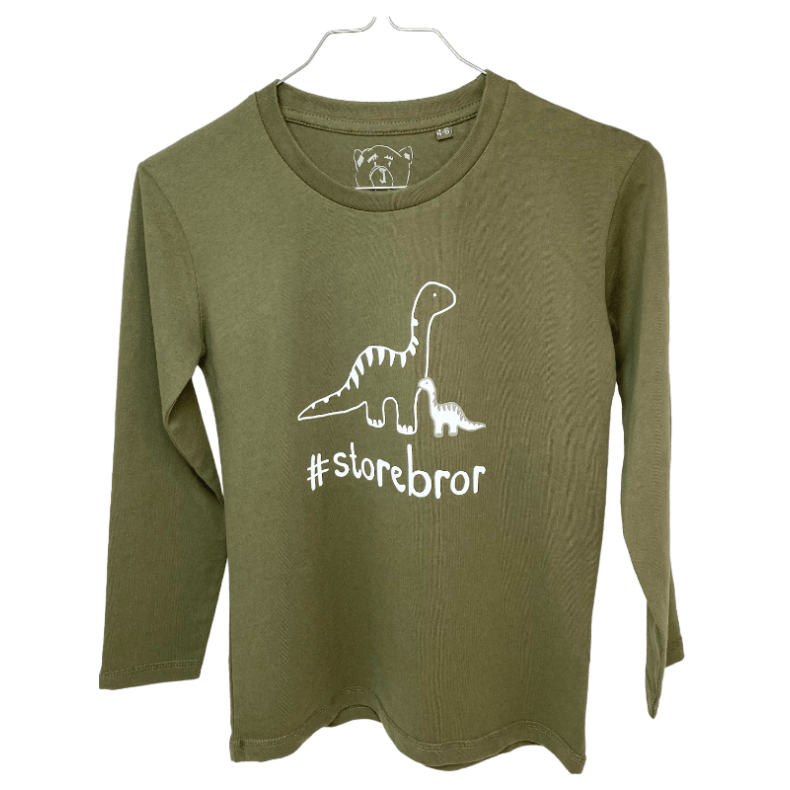 #Storebror T-Shirt L/S, New Army - Storebror T-Shirt - Legekammeraten.dk