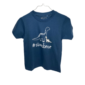 #Storebror T-shirt S/S Stvet Bl - Storebror T-Shirt - Legekammeraten.dk