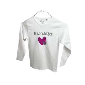 #Storesster T-Shirt L/S, Hvid - Legekammeraten.dk
