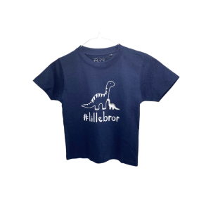 #Lillebror T-Shirt S/S, Blue Navy - Legekammeraten.dk