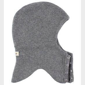 MarMar Elefanthue m. Knapper - Uld/Bomuld - 2-lags - Gr�meleret