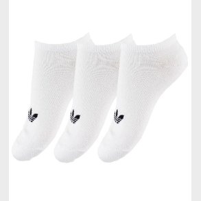 adidas Originals Ankelstrmper - Trefoil - 3-pak - Hvid m. Logo