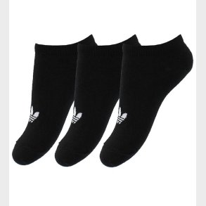 adidas Originals Ankelstrmper - Trefoil - 3-pak - Sort m. Logo