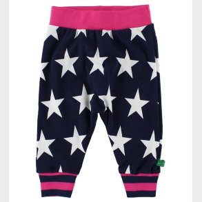 Freds World Bomuldsbukser - Navy/Magenta m. Stjerner