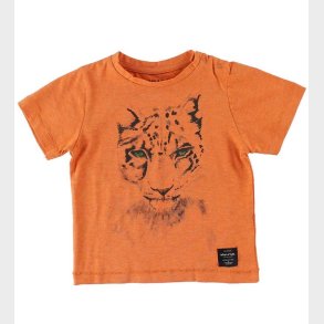Mini A Ture T-Shirts - Legolas - Orangemeleret m. Leopard