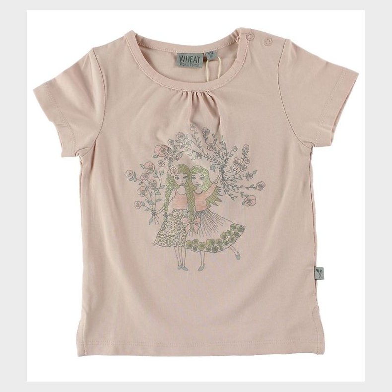 Wheat T-Shirt - Powder m. Piger