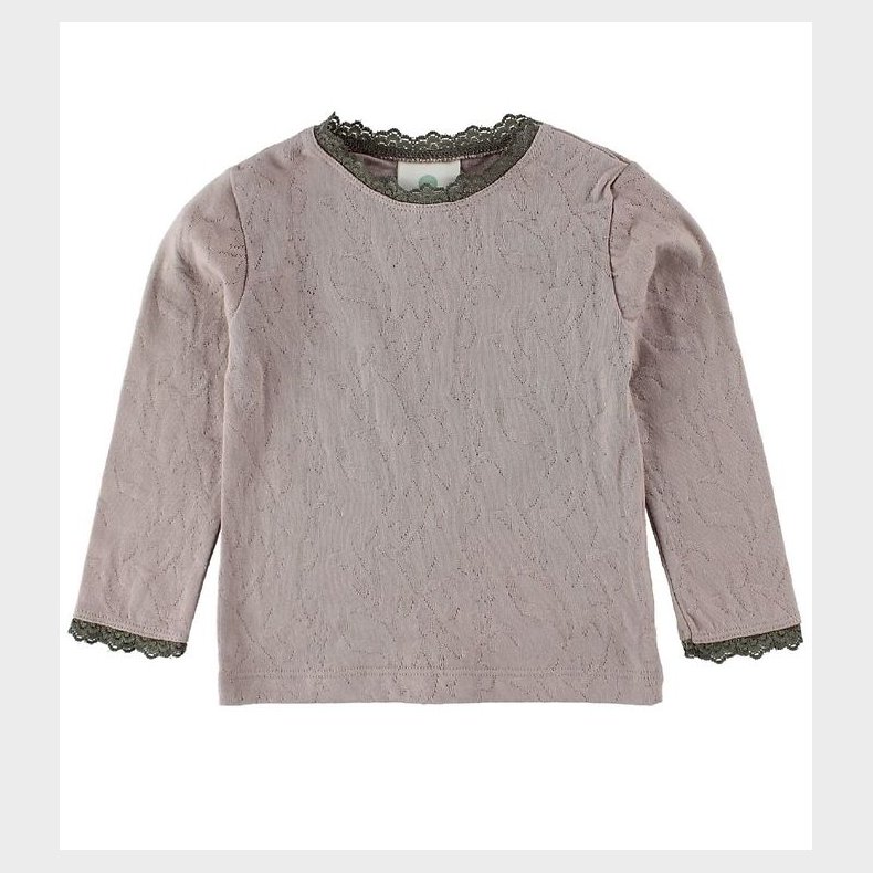 En Fant Bluse - Lavendel m. Hulmnster