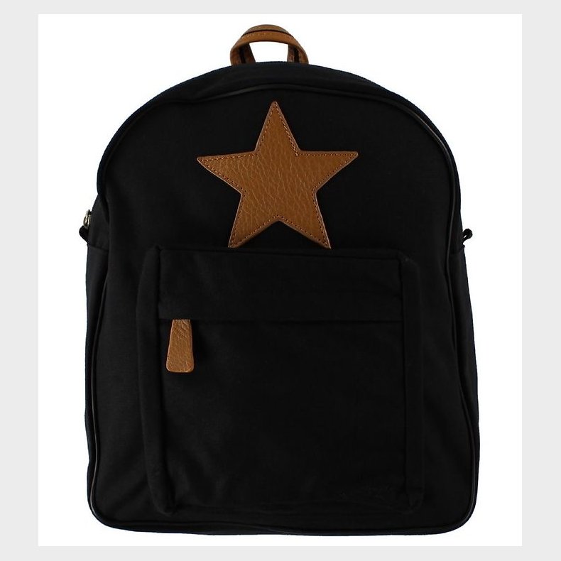 Smallstuff Brnehavetaske - Stor - Sort m. Stjerne