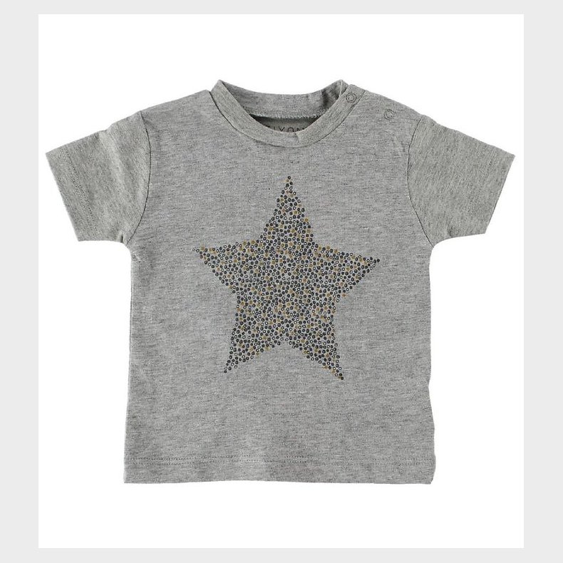 Fixoni T-Shirt - Grmeleret m. Stjerne