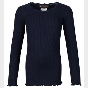 Rosemunde Bluse - Navy m. Blonder