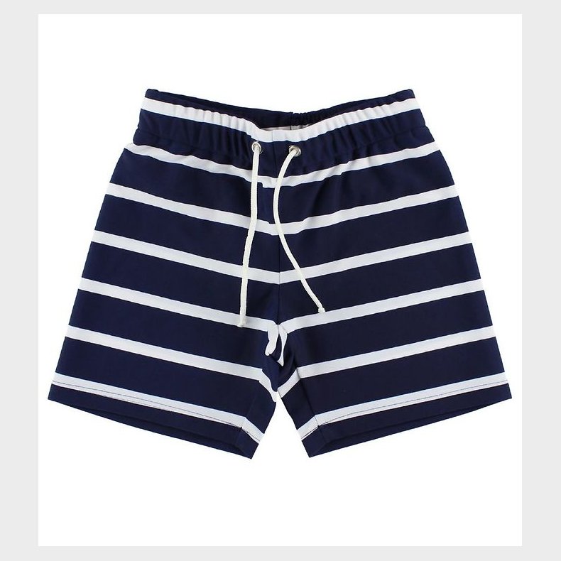 Petit Crabe Badeshorts - Alex - UV50+ - Navy/Hvidstribet