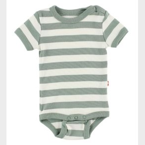 Katvig Body - K/ - Hvid/Stvet Grn Stribet