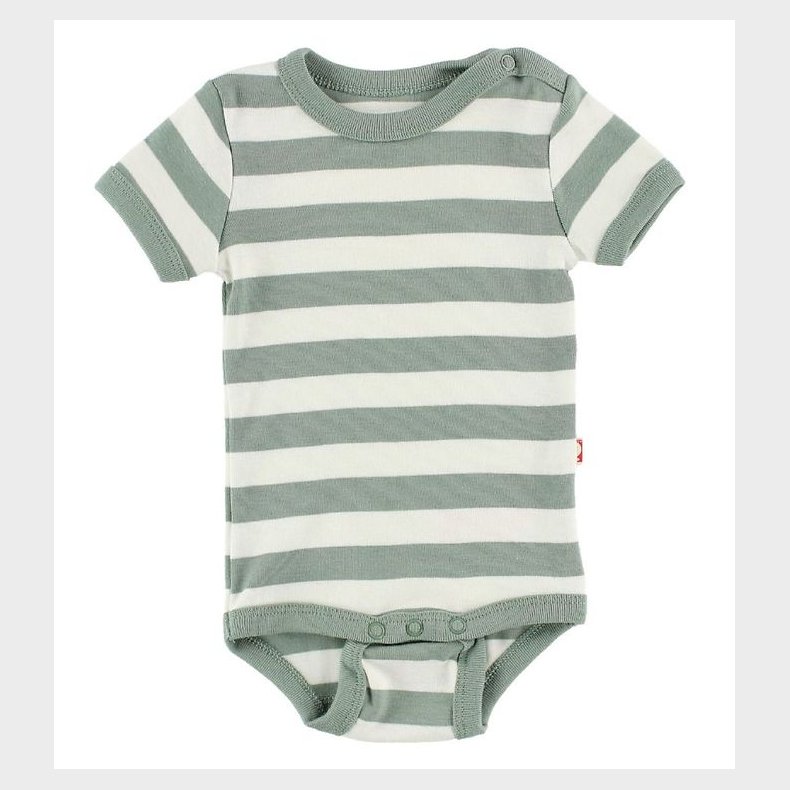 Katvig Body - K/ - Hvid/Stvet Grn Stribet