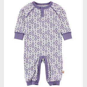 Katvig Classics Heldragt - Hvid m. Lilla bler