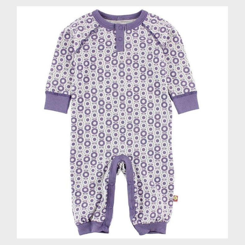 Katvig Classics Heldragt - Hvid m. Lilla bler