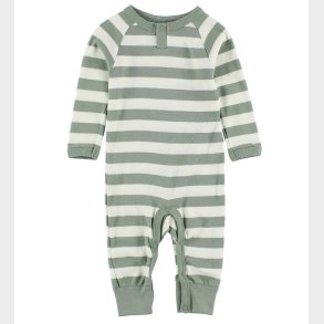 Katvig Heldragt - Hvid/Stvet Grn Stribet