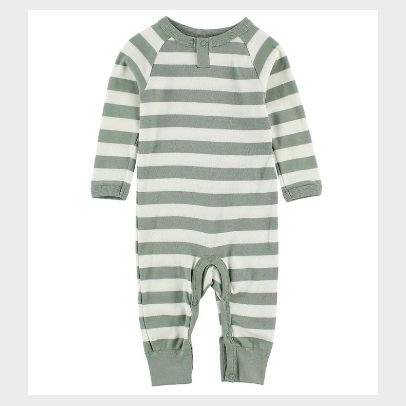 Katvig Heldragt - Hvid/Stvet Grn Stribet