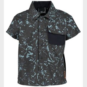 Hummel Badeskjorte - UV50+ - HMLSaxo - Koksgr/Lysebl