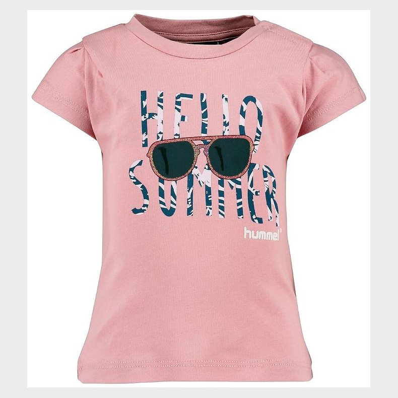 Hummel T-Shirt - HMLLoralai - Lyser�d m. Print