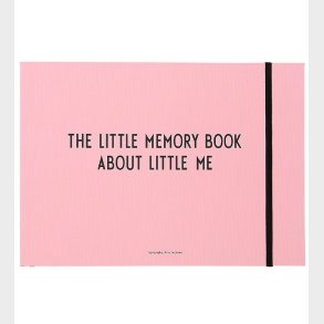 Design Letters Mindebog - Sort/Rosa - Engelsk