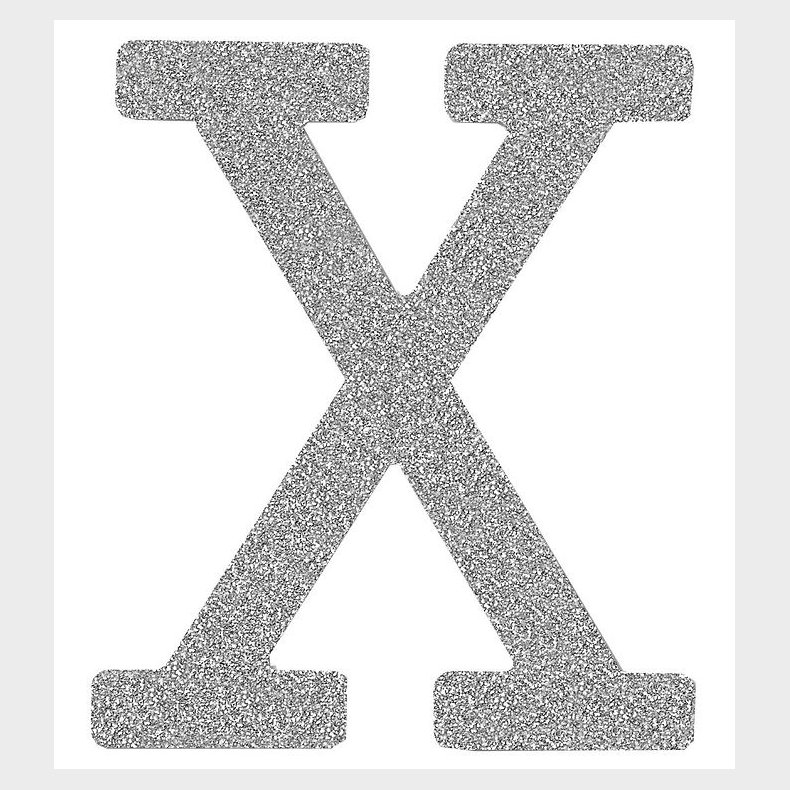 That's Mine Bogstav - X - Slv Glimmer