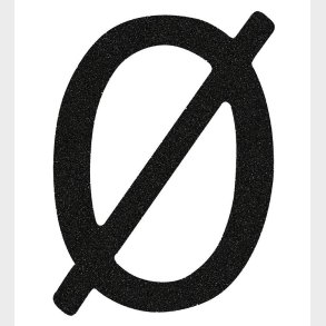 That's Mine Bogstav -  - Sort Glimmer