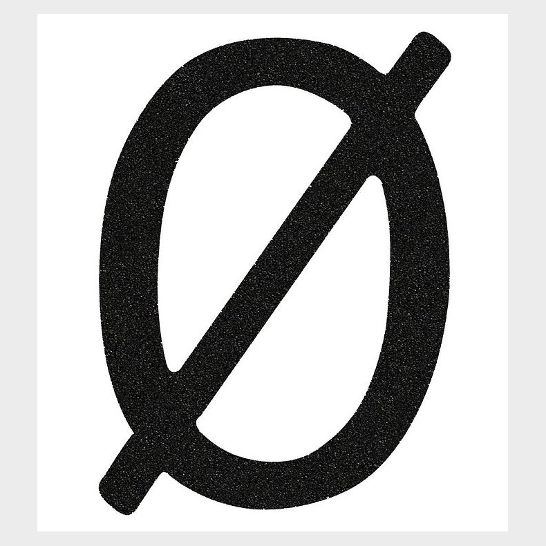 That's Mine Bogstav -  - Sort Glimmer