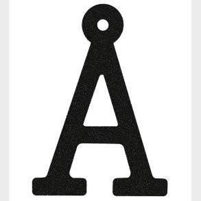 That's Mine Bogstav -  - Sort Glimmer