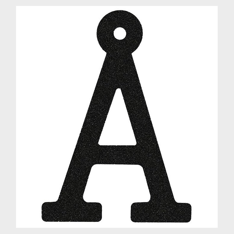 That's Mine Bogstav -  - Sort Glimmer