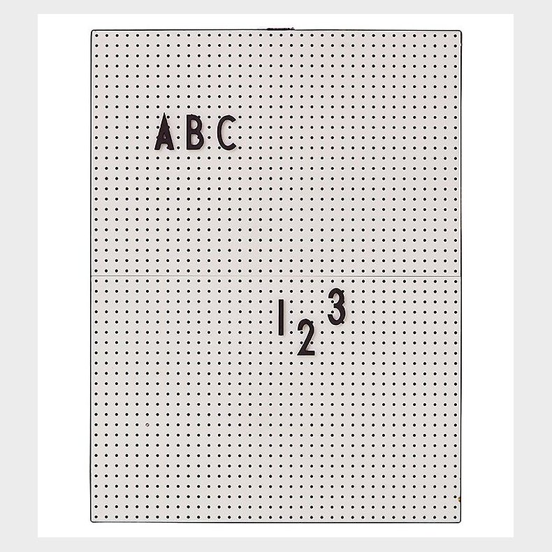 Design Letters Tavle - A4 - Gr