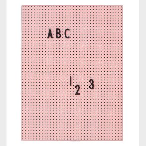 Design Letters Tavle - A4 - Pink