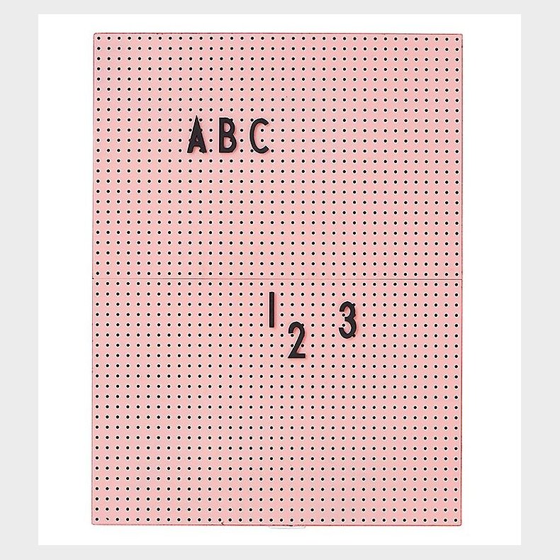 Design Letters Tavle - A4 - Pink