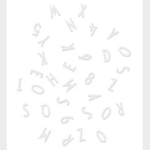 Design Letters Bogstaver - Hvid