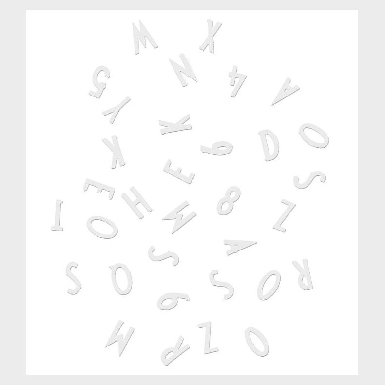 Design Letters Bogstaver - Hvid