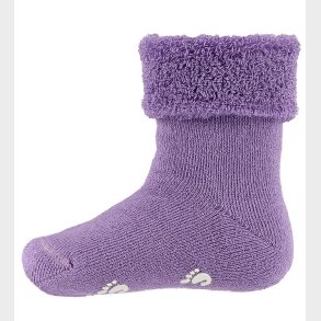 Fuzzies Gstrmper - Skridsikker Bund - Lavendel
