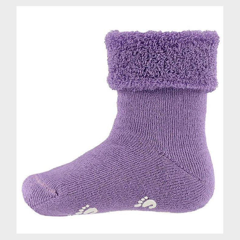 Fuzzies Gstrmper - Skridsikker Bund - Lavendel