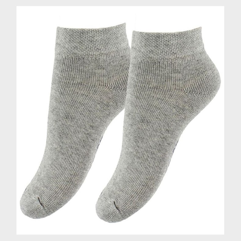 Fuzzies Ankelstrmper - 2-Pak - Grmeleret