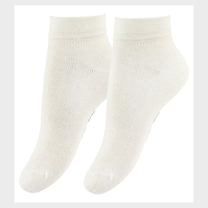 Fuzzies Ankelstrmper - 2-Pak - Hvid