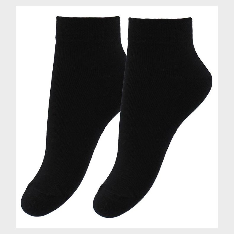 Fuzzies Ankelstrmper - 2-Pak - Sort