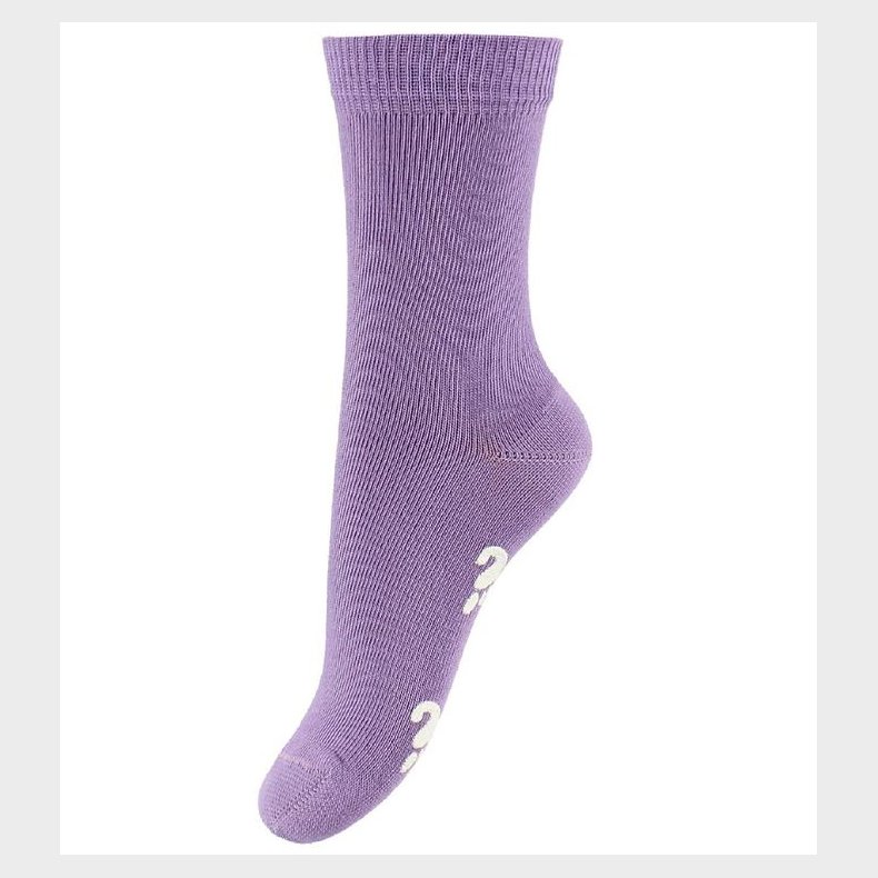 Fuzzies Str�mper m. Antiskrid - Lavendel