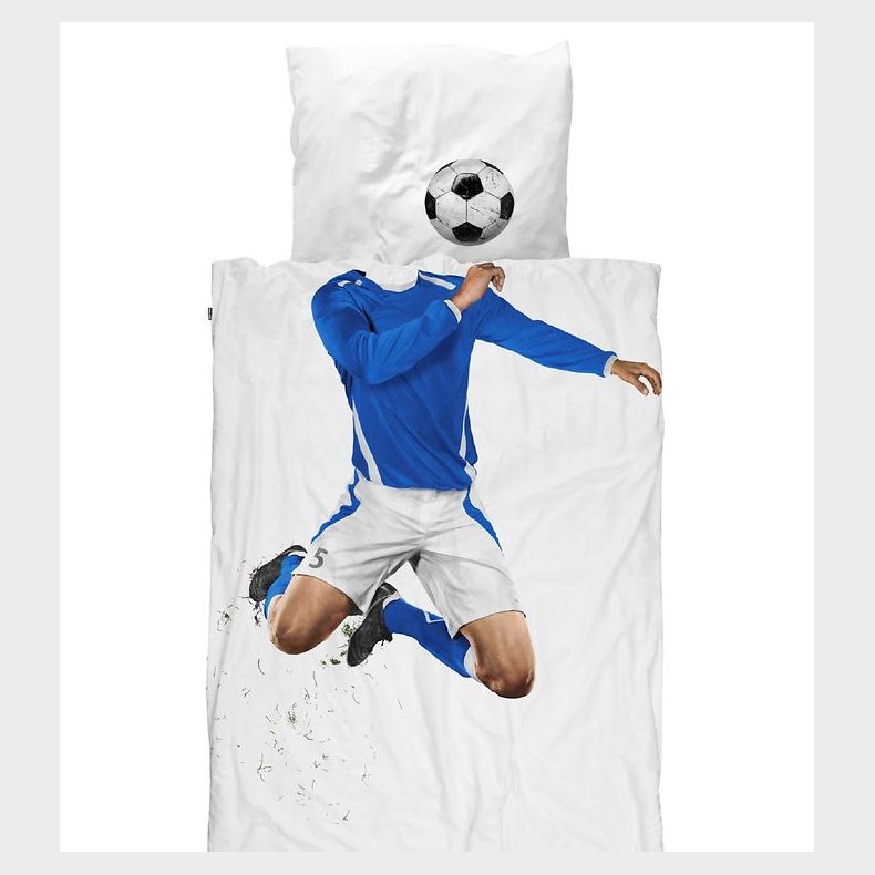 Snurk Sengetj - Voksen - Bl Fodboldspiller