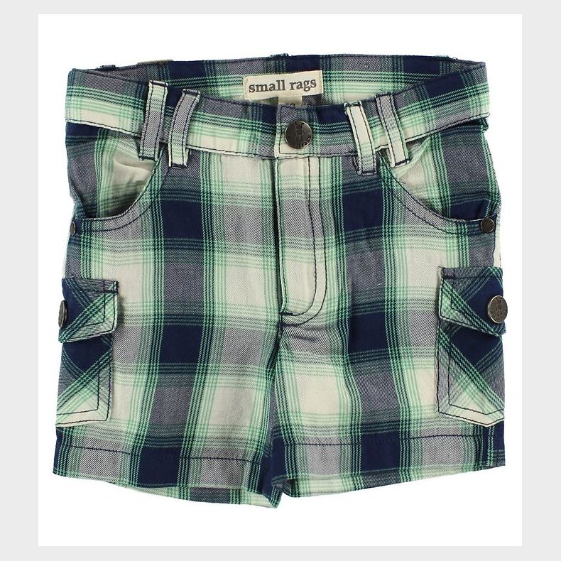 Small Rags Shorts - Navy/Gr�n/Hvid
