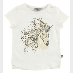 Wheat T-shirt - Ivory m. Enhjrning