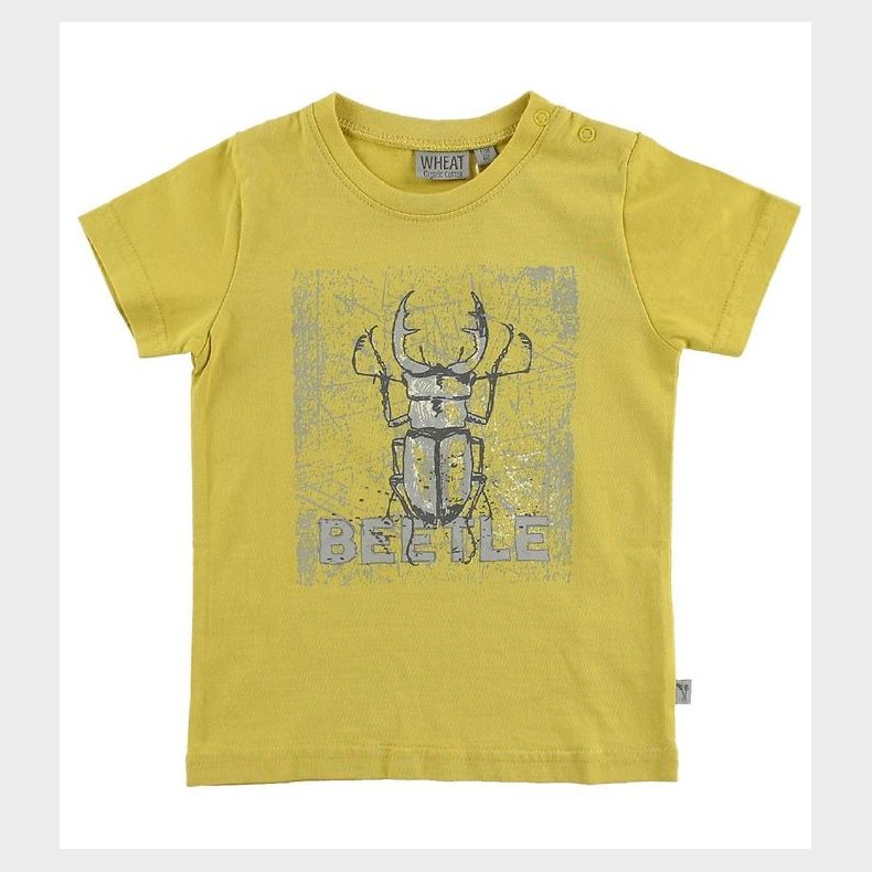Wheat T-shirt - Stvet Gul m. Bille