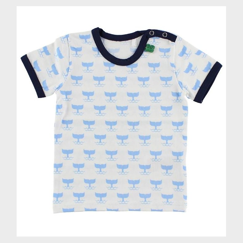 Freds World T-shirt - Hvid m. Hvaler