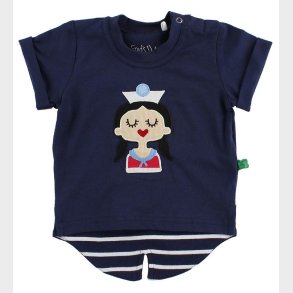 Freds World T-Shirt - Navy m. Skibspige