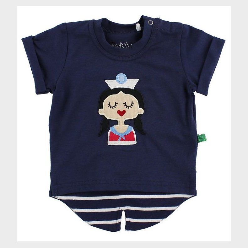 Freds World T-Shirt - Navy m. Skibspige
