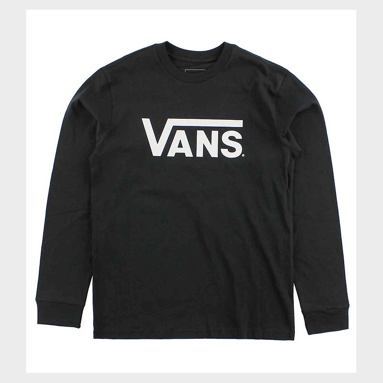 Vans Bluse - Sort m. Hvid Logo